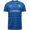 Mens Dinamo Zagreb 2025/26 royal blue striped home jersey front view