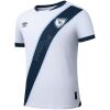White Guatemala 2025 home shirt with navy diagonal sash front view