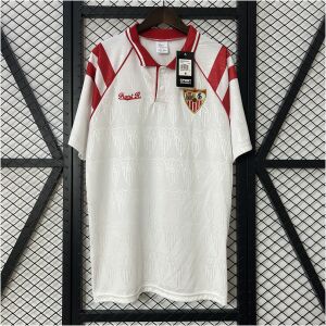 Mens Sevilla Retro Home Jersey 1992/93 front view on display