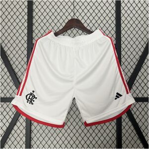 Mens Flamengo Home Shorts 2024/25 front view on display