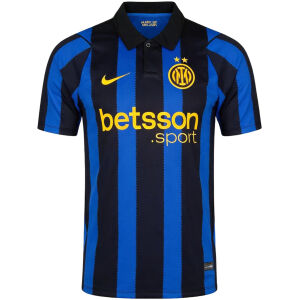 Mens Inter Milan Home Jersey 2026/27 royal blue and black striped shirt front view