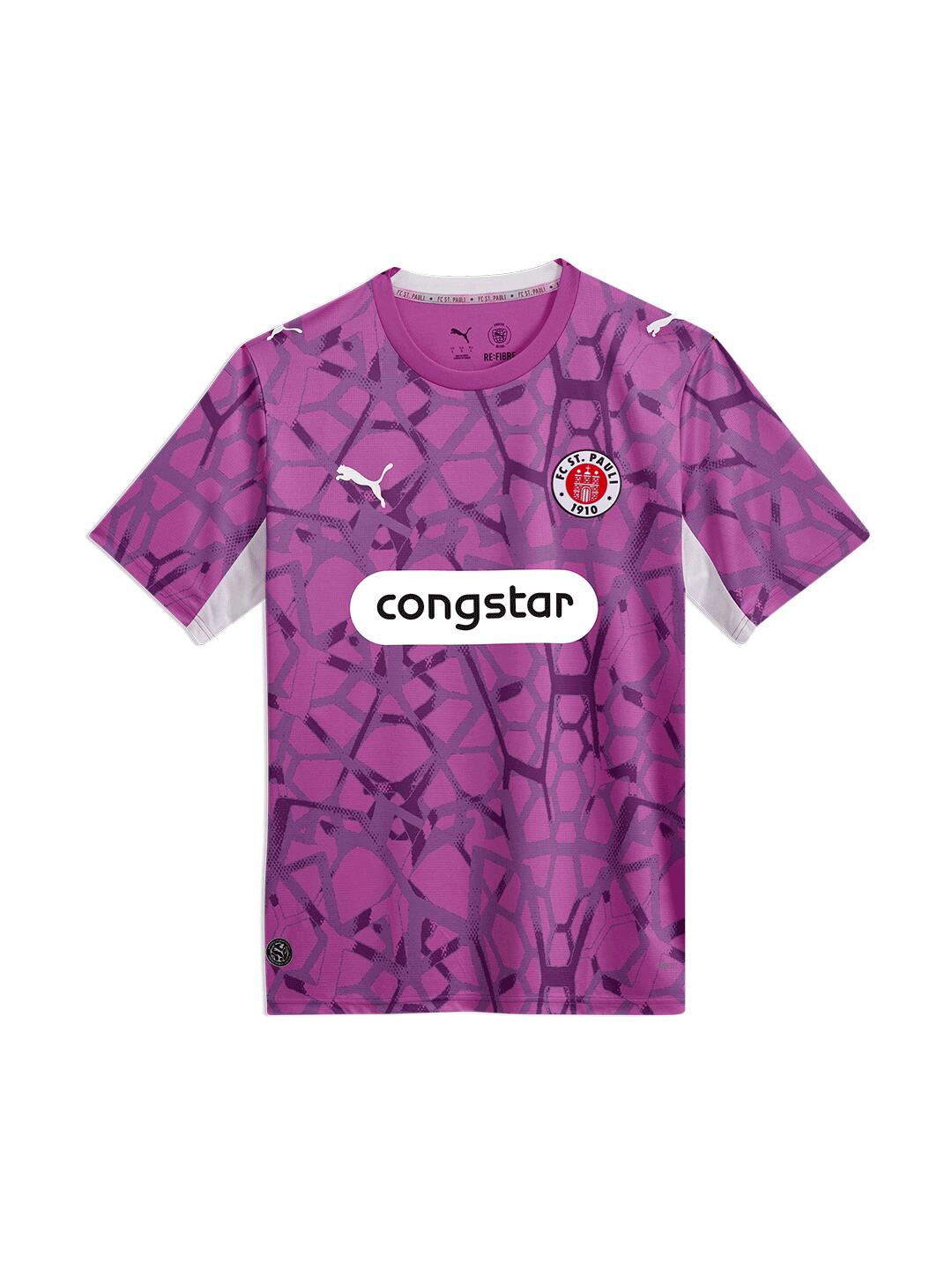 Kids FC St. Pauli Goalkeeper Kit Pink 2026/27 Kids FC St. Pauli Goalkeeper Kit Pink 2026/27