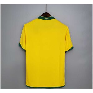 Mens World Cup Brazil Retro Home Jersey 2006 back view detail