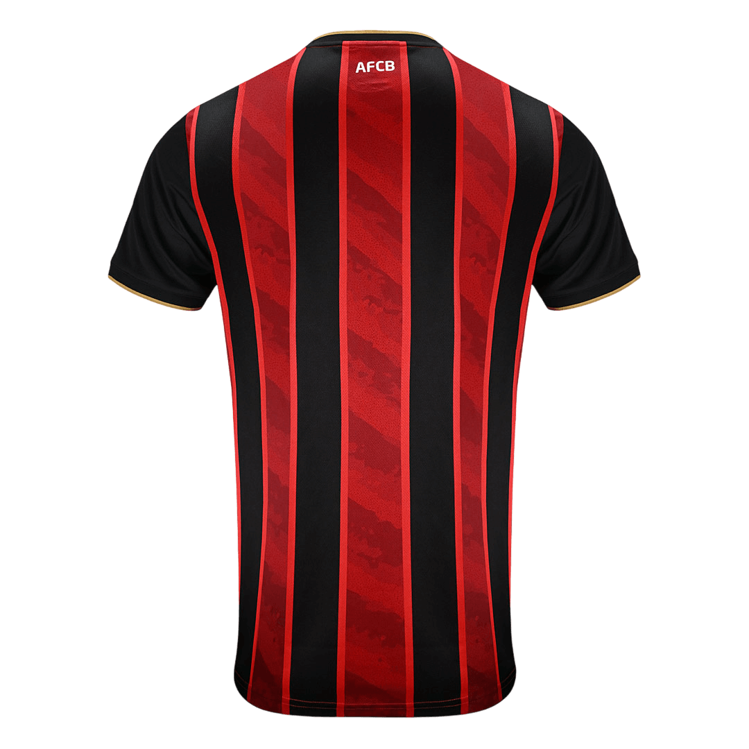 Mens AFC Bournemouth Home Jersey 2025/26 Mens AFC Bournemouth Home Jersey 2025/26 rear view showing matching team styling