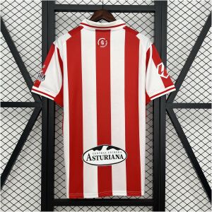 Mens Sporting Gijon Home Jersey 2025/26 back view detail