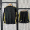 Kids Mexico black and gold special Long Sleeve Kit 2025 back view detail