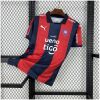 Mens Cerro Porteno Home Jersey 2025/26 on display showing navy and red vertical stripes with ueno and tigo sponsors