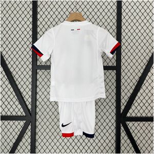 Kids PSG Away Kit 2024/25 back view detail