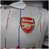 Mens Arsenal Pre-Match Jersey White Stripe 2026/27 Mens Arsenal Pre-Match Jersey White Stripe 2026/27