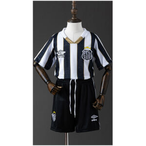 Kids Santos Away Kit 2024/25 front view on display