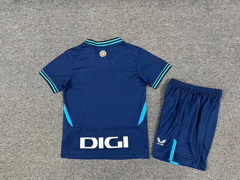 Kids Athletic Bilbao Away Kit 2025/26 Kids Athletic Bilbao Away Kit 2025/26 front view on display