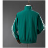 Mens Mexico Trench Coat Reversible Green Windbreaker 2025 back view detail