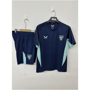 Mens Athletic Bilbao royal blue Training Kit Kit 2025/26 front view on display