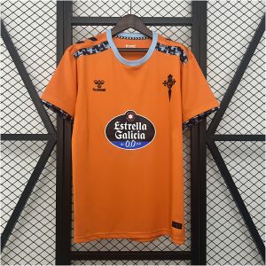 Mens Celta Vigo Third Jersey 2024/25 front view on display