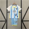 Kids Malaga Home Kit 2024/25 front view on display