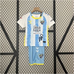 Kids Malaga Home Kit 2024/25 Kids Malaga Home Kit 2024/25 front view on display