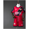 Kids Rayo Vallecano Game Away Kit 2025/26 front view on display