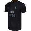 Mens Sunderland AFC third jersey 2025/26 black tonal line art front view