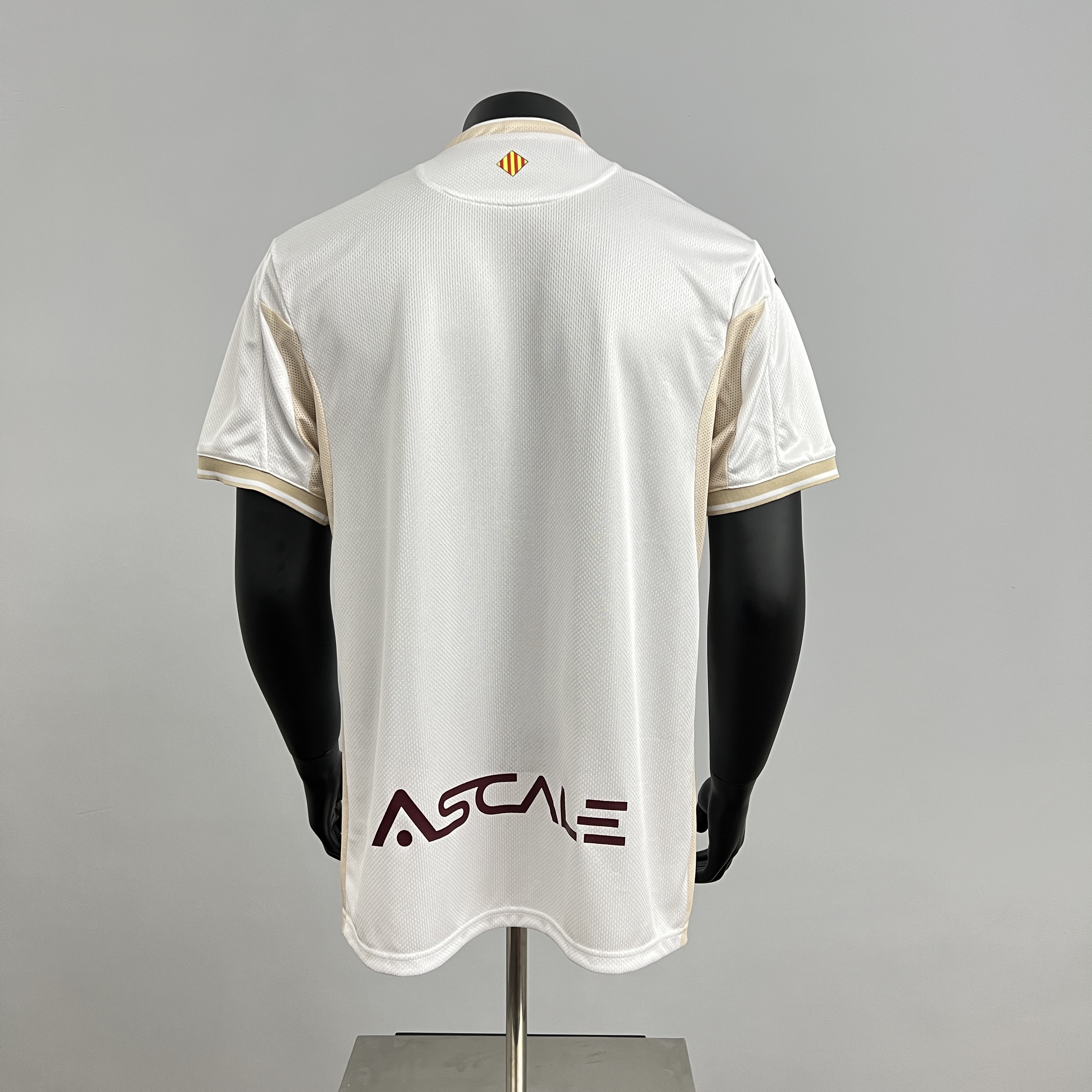 Mens Villarreal white Away Jersey 2025/26 Mens Villarreal white Away Jersey 2025/26 back view detail