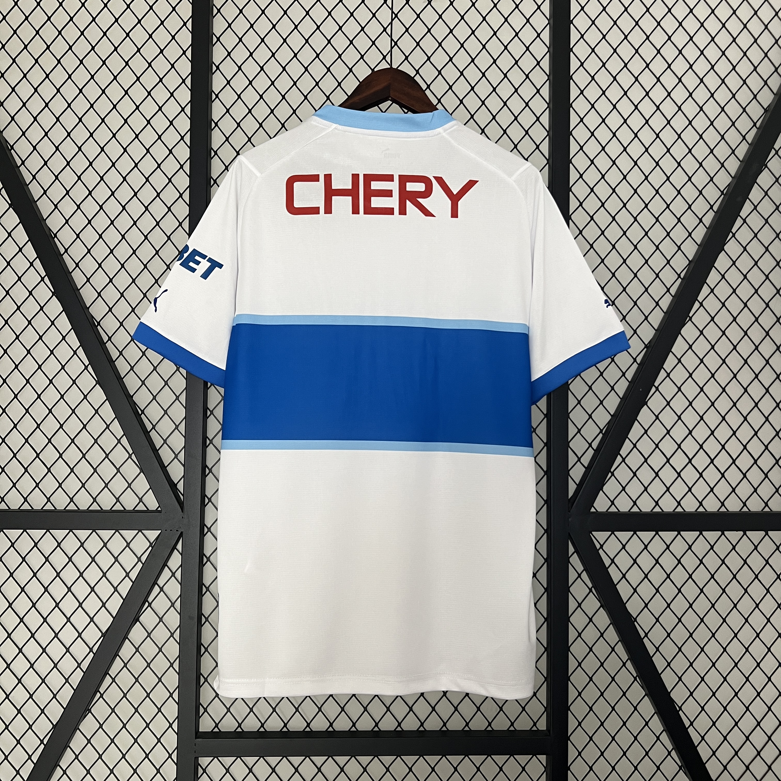 Mens Deportivo Universidad Catolica Home Jersey 2024/25 Mens Deportivo Universidad Catolica Home Jersey 2024/25 front view on display