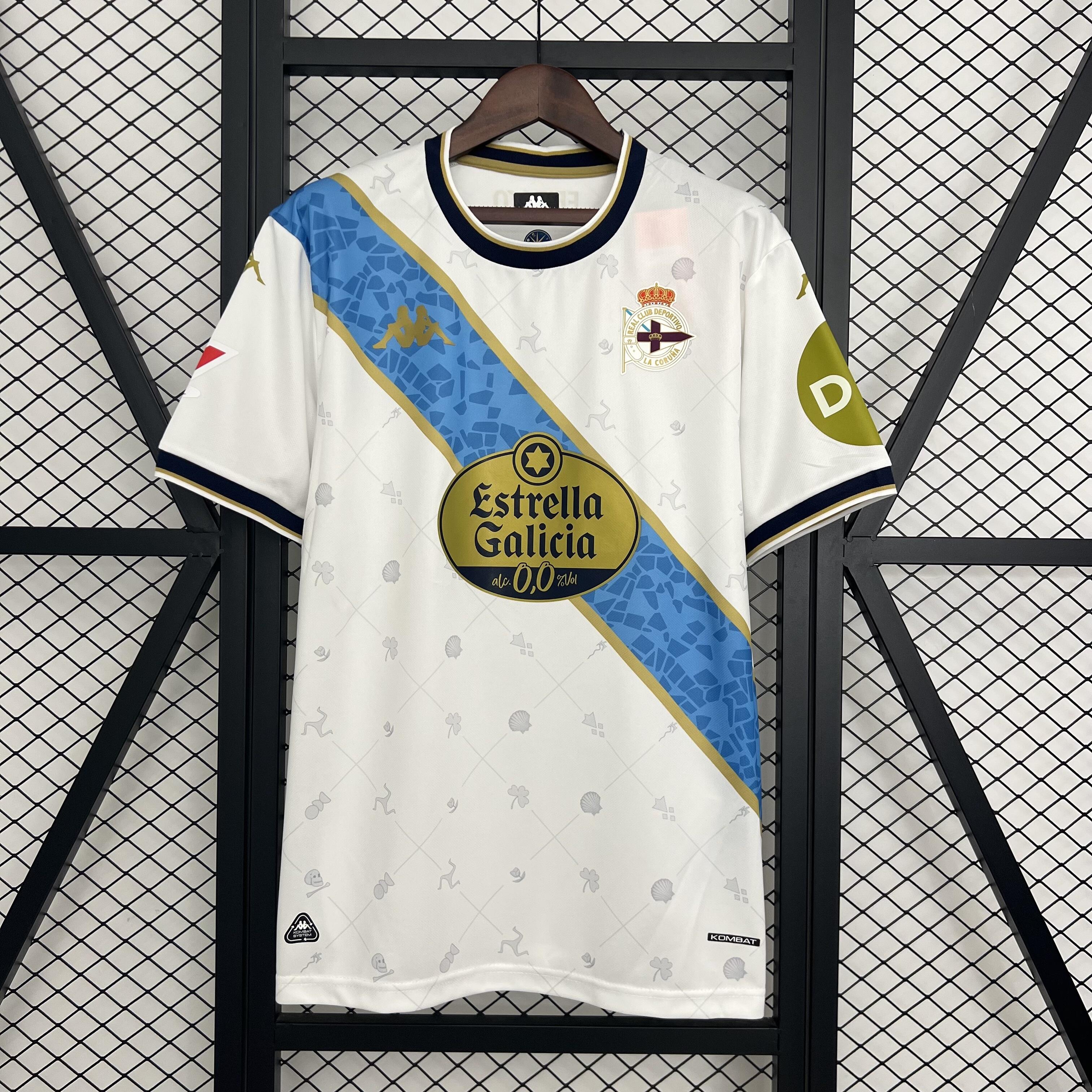 Mens Deportivo de La Coruna Third Jersey 2025/26 Mens Deportivo de La Coruna Third Jersey 2025/26 front view on display