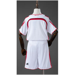 Kids AC Milan Retro Away Kit 2006/07 rear view of shirt and shorts
