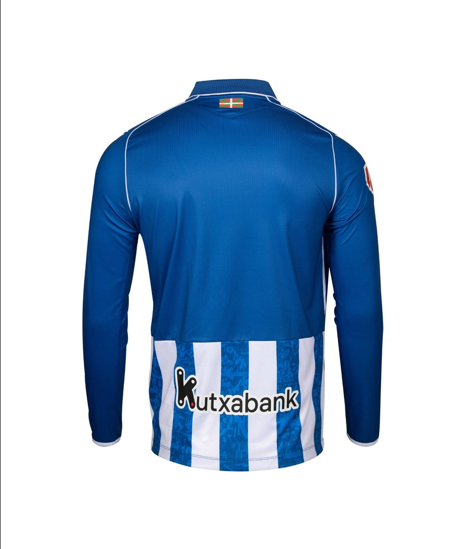 Kids Deportivo Alaves Home Full Sponsor Long Sleeve Jersey 2026/27 Kids Deportivo Alaves Home Full Sponsor Long Sleeve Jersey 2026/27