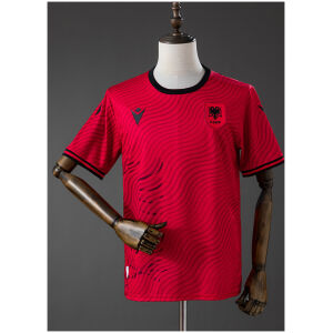 Mens Albania Home Jersey 2026 rear view showing authentic team styling