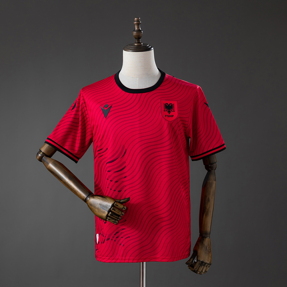 Mens Albania Home Jersey 2026 Mens Albania Home Jersey 2026 rear view showing authentic team styling