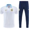 Mens Argentina White Polo 2025 front view flat lay