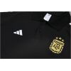 Mens Argentina Gray Training Kit Polo 2025 rear view of shirt and shorts