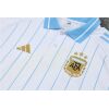 Mens Argentina Blue Training Kit Polo 2025 Mens Argentina Blue Training Kit Polo 2025 rear view of shirt and shorts