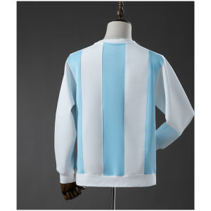 Mens Argentina Long Sleeve Hoodie 2025 rear view showing matching team styling