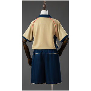 Kids Arsenal Retro Away Kit 2001/02 rear view of shirt and shorts