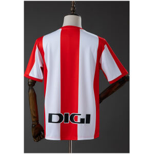 Mens Athletic Bilbao Style Retro Jersey 2025/26 rear view showing authentic team styling