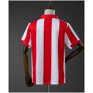 Mens Atletico Madrid Centenary Home Jersey 2003/04 rear view showing authentic team styling