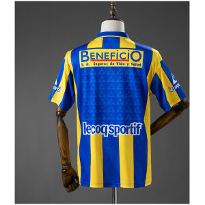 Mens Atletico Rosario Central Retro Home Jersey 1995/97 rear view showing authentic team styling