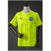 Mens Bahia GK-Green Jersey 2026/27 front view in neon volt green with swirling brushstroke graphics
