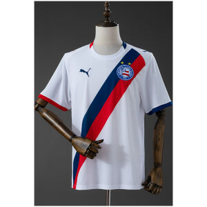 Mens Bahia Home Jersey 2026/27 Mens Bahia Home Jersey 2026/27 front view in white with navy and red diagonal sash and two-star club crest