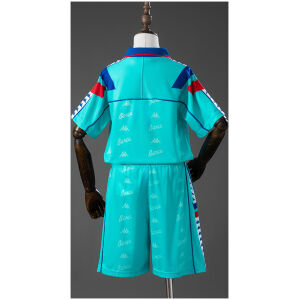 Kids Barcelona Retro Away Kit 1992/95 rear view of shirt and shorts