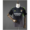Mens Benfica Black Grey Goalkeeper Jersey 2026/27 front view with gradient waves
