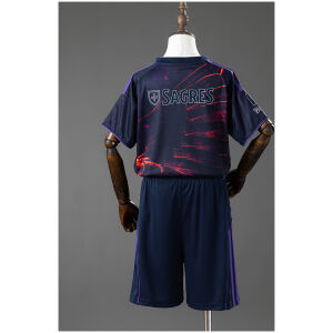 Kids Benfica Third Kit 2026/27 rear view of shirt and shorts