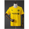 Mens FK Bodo/Glimt Home Jersey 2025/26 front view in electric yellow with black circular crest