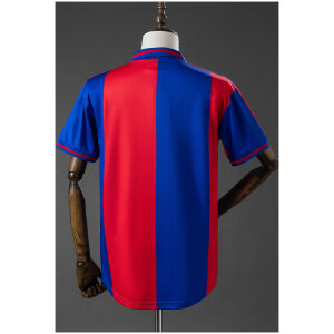 Mens Bologna FC Retro Home Jersey 1997/98 rear view showing authentic team styling