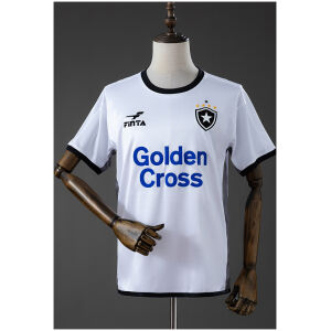 Mens Botafogo Special Retro Jersey 2002/03 Mens Botafogo Special Retro Jersey 2002/03 white shirt front view with Golden Cross sponsor