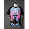 Mens Brazil Christ the Savior – Pink Jersey 2026 front view with neon pink halo graphic and CBF crest