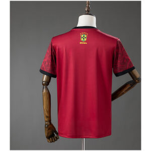 Mens Brazil Concept Brown Jersey 2026 rear view showing authentic team styling