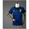 Mens Brazil Jesus Edition – Blue Jersey 2026 front view in deep blue with Jesus graphic and yellow Swoosh