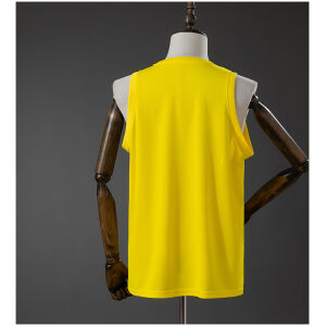 Mens Brazil Yellow Training Kit Singlet Kits Jersey 2026 rear view of shirt and shorts