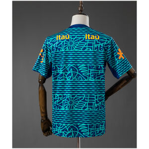 Mens Brazil Pre-Match Jersey 2024/25 rear view showing authentic team styling